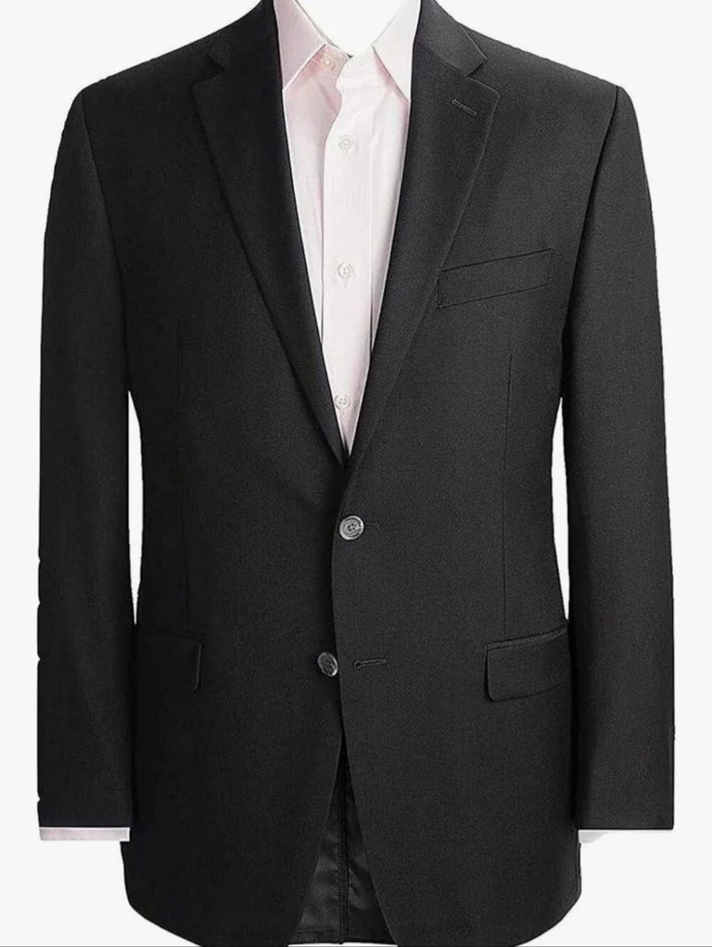 Classic Men's Black Two-Button Blazer Lauren, By Ralph Lauren
